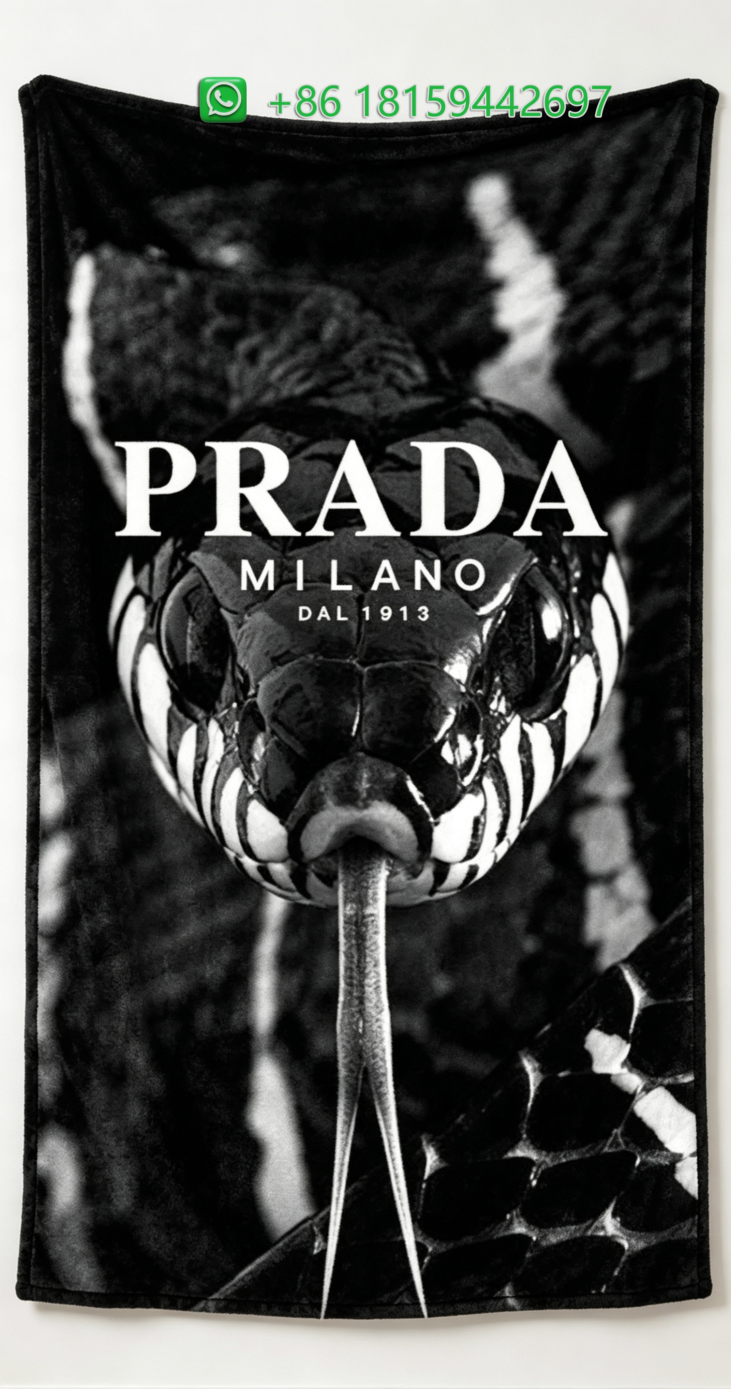Prada Throw Blankets